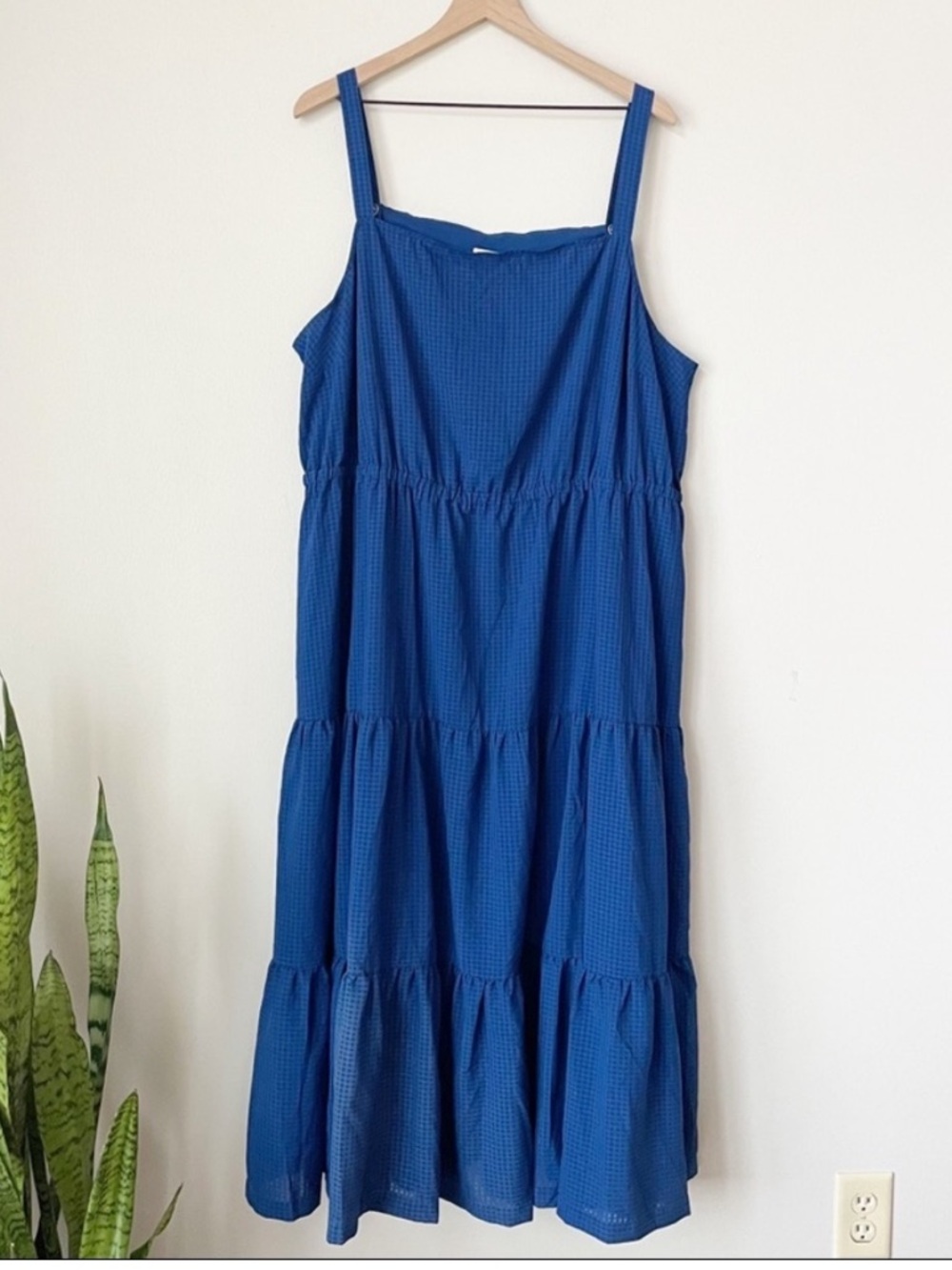Ava & Viv Royal Blue Maxi Tiered Sundress